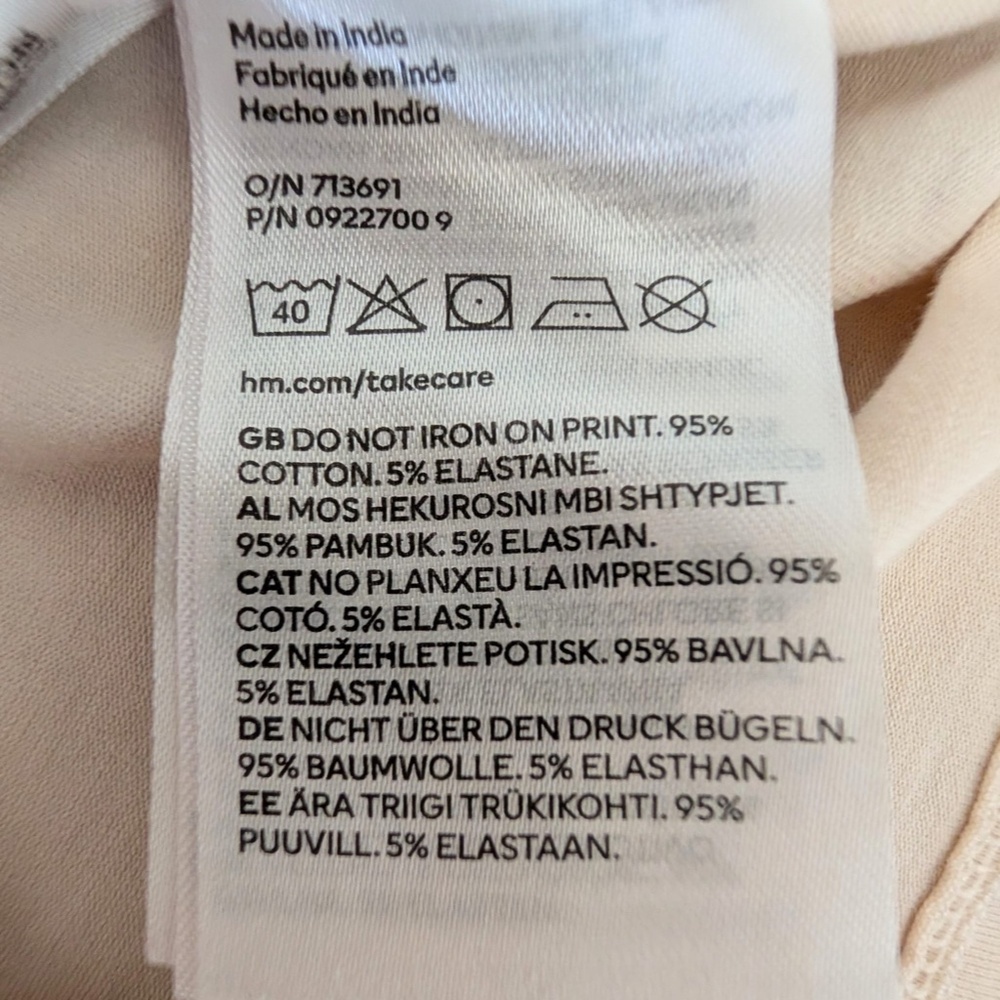 Bundle of 2 H&M Cotton Long Sleeve Girl Shirts & H&M Pants - Picture 7 of 9